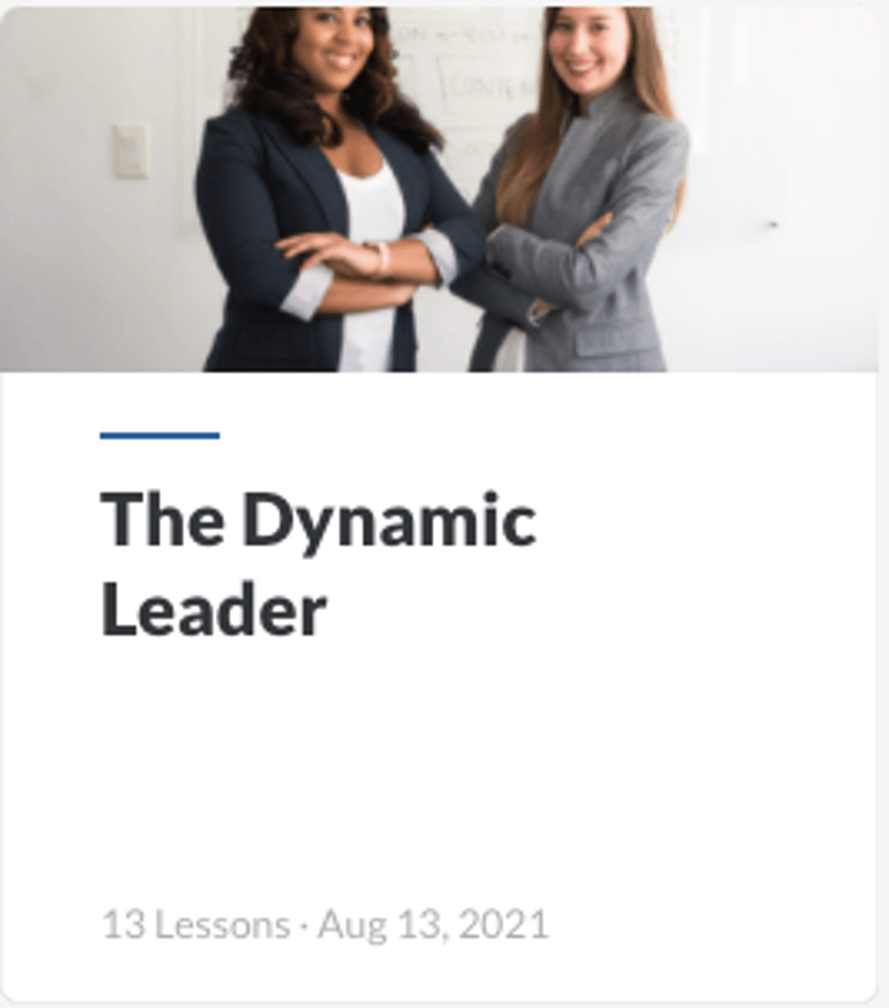Two business women talking as the dynamic leaders 