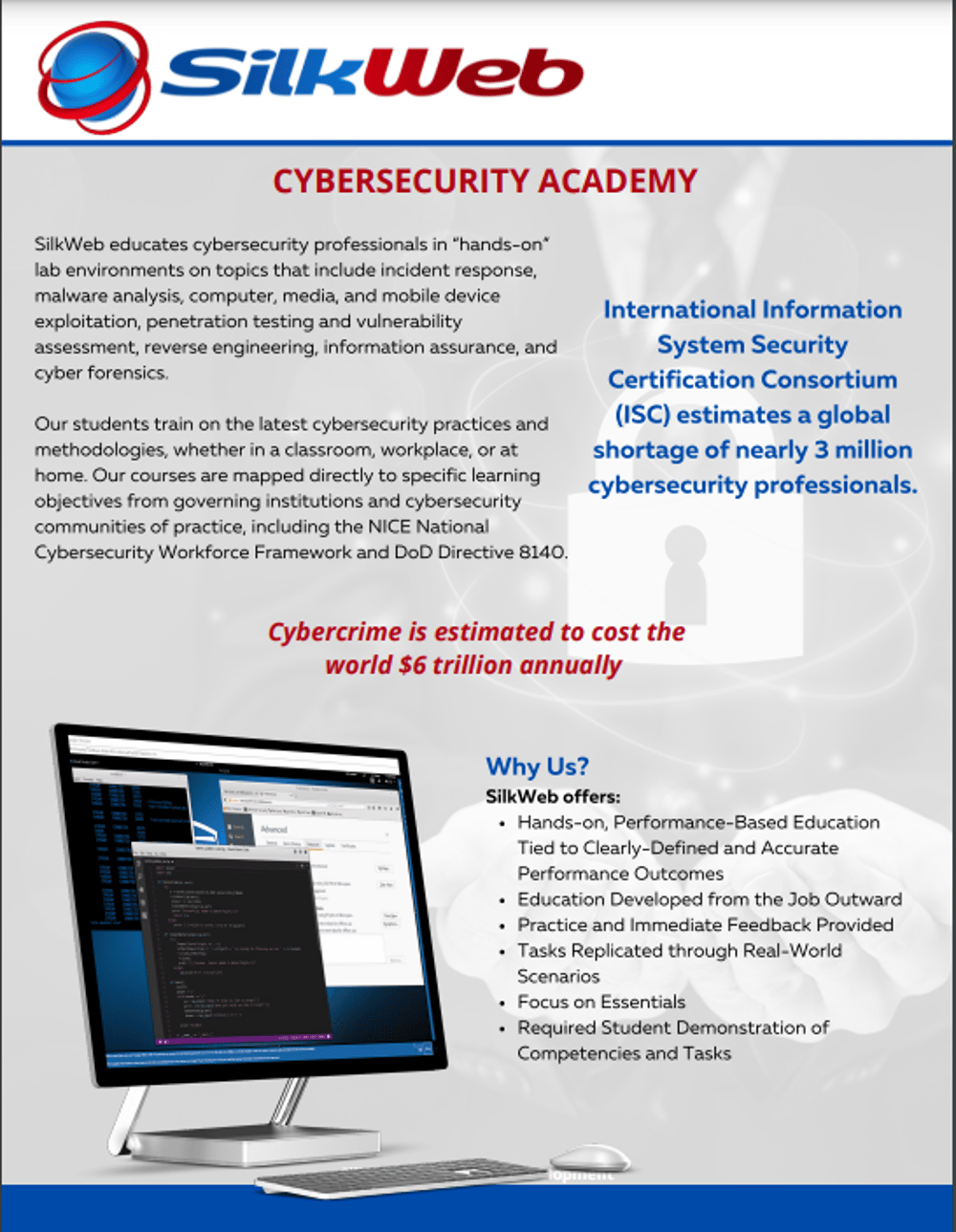 Cybersecurity training catalog